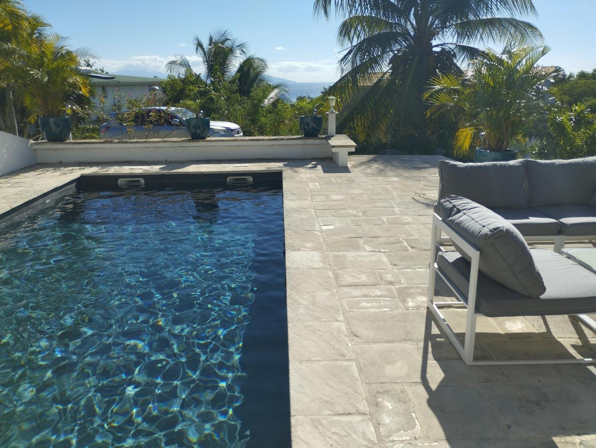 Grand-Bourg  Bas De Villa Vue Mer Avec Deux Chambres מראה חיצוני תמונה